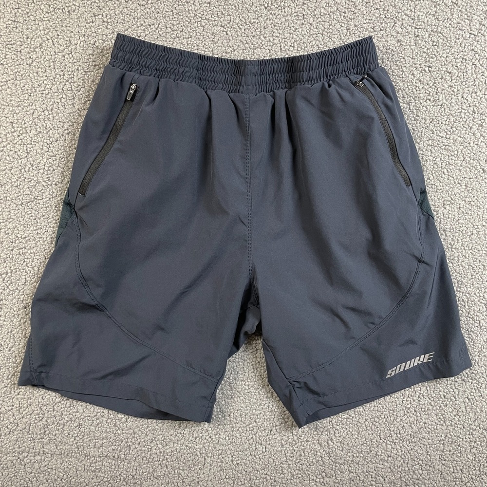 Souke Sports‎ Men's Mountain Bike Cycling Bicycle Shorts L  Elastic Waist navy
